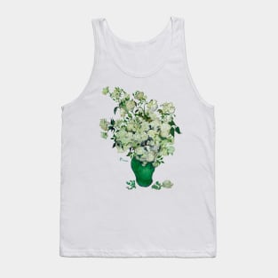 White roses by Vincent Van Gogh Tank Top